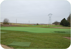 France – Le Coudray Montceau : pitching green